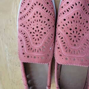 UGG Coral Perforated Flats